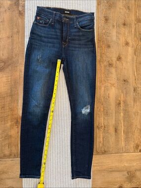 rag & bone Mid/Dark Blue High-Rise Skinny Jeans